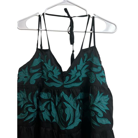 Free People Everblue Romper Black Blue XS - Picture 5 of 12